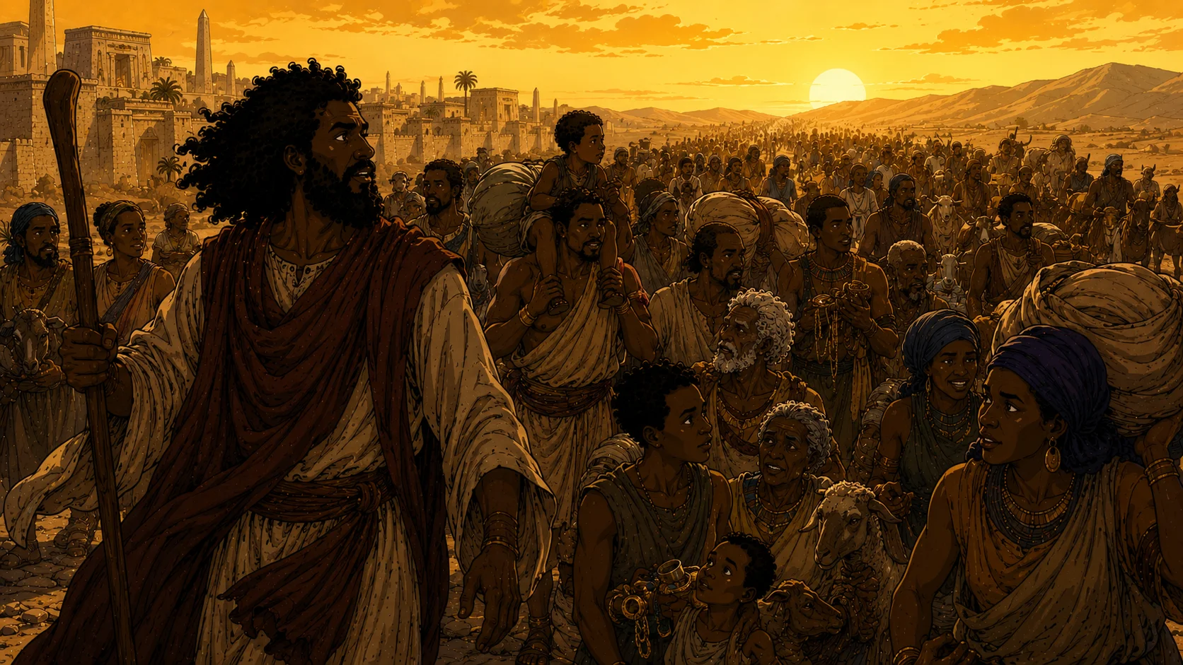 The Exodus — Israel Leaves Egypt — Exodus 12:29–42